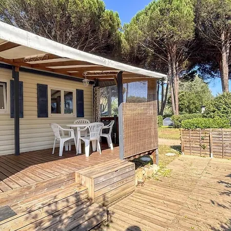 营地 Mobil-home Avec Climatisation Et Animaux Admis - 4 Pers. - Api-1-52-2999 *